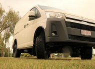 Exterior photo of van | Featured image for the Toyota HiAce 4x4 Conversion Page for Bus 4x4 Group